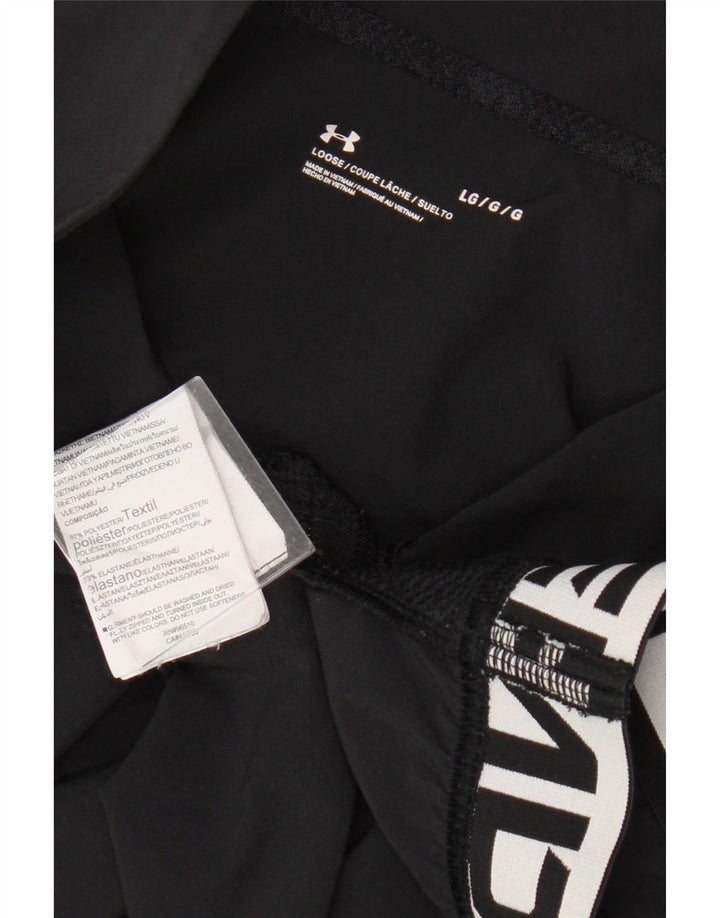 Under Armour Mujer Gráfico Jersey Chándal Top UK 40 Grande Negro