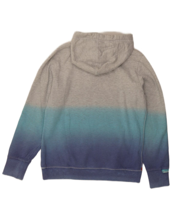 Superdry Jersey con capucha gráfica para mujer UK 40 XL Algodón teñido anudado gris