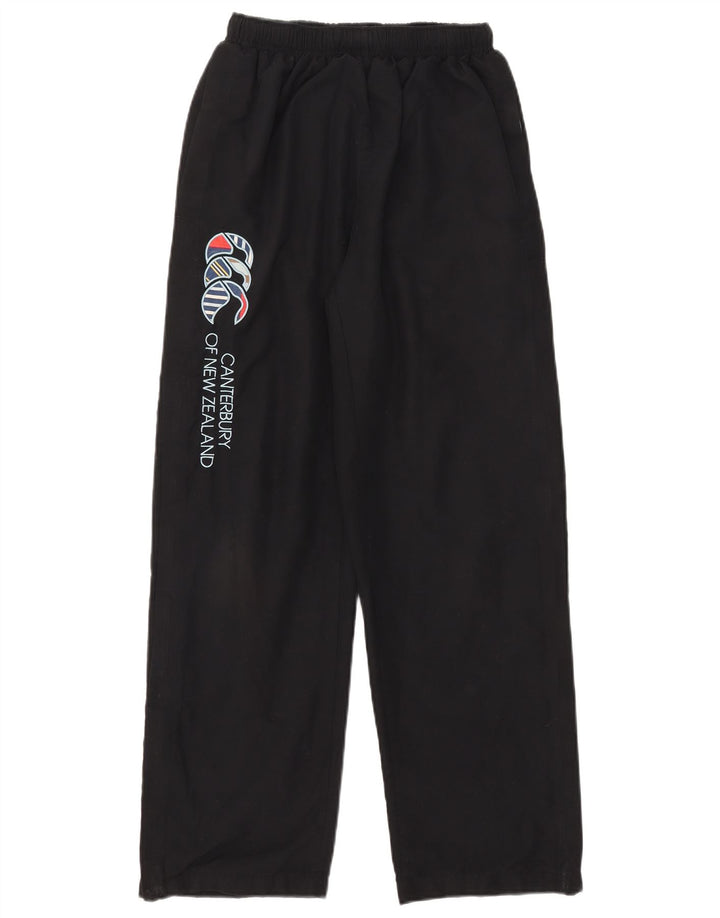 Canterbury Hombre Pantalones De Chándal Gráfico Pequeño Poliéster Negro