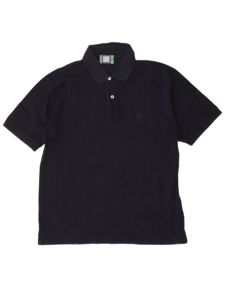 SERGIO TACCHINI Polo Hombre Algodón Azul Marino Medio