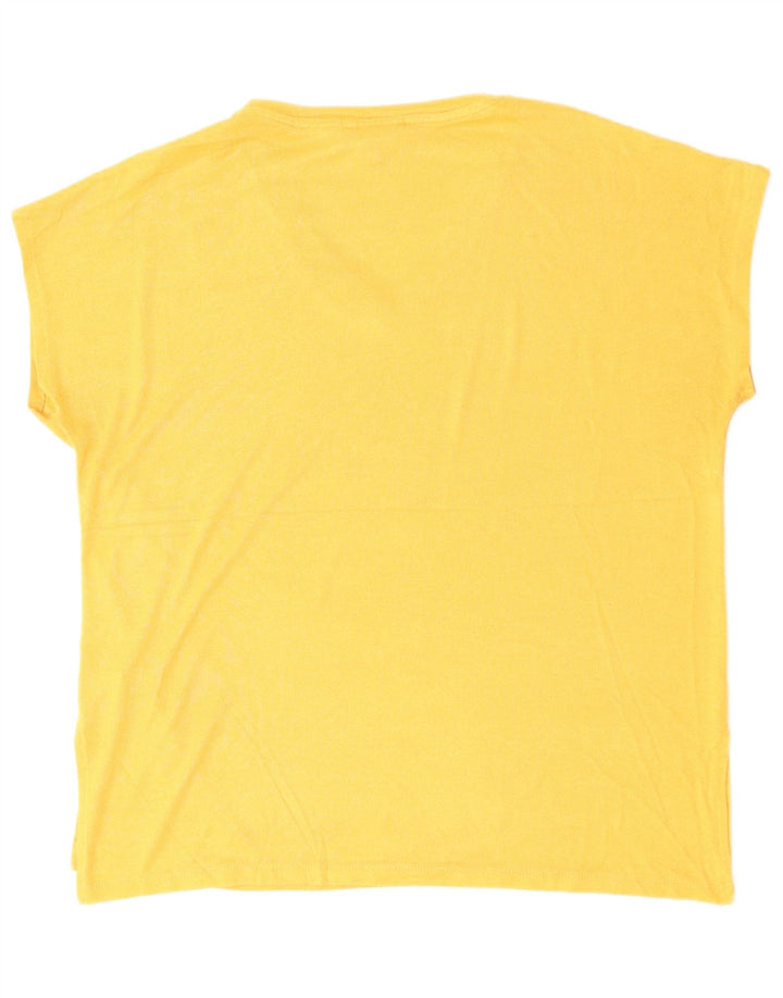 ORVIS Camiseta Mujer Top UK 40 XL Poliéster Amarillo