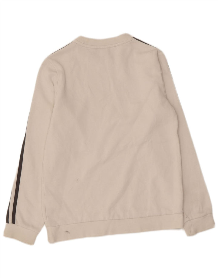 Adidas Sudadera para niño Jumper 11-12 años Blanco Algodón