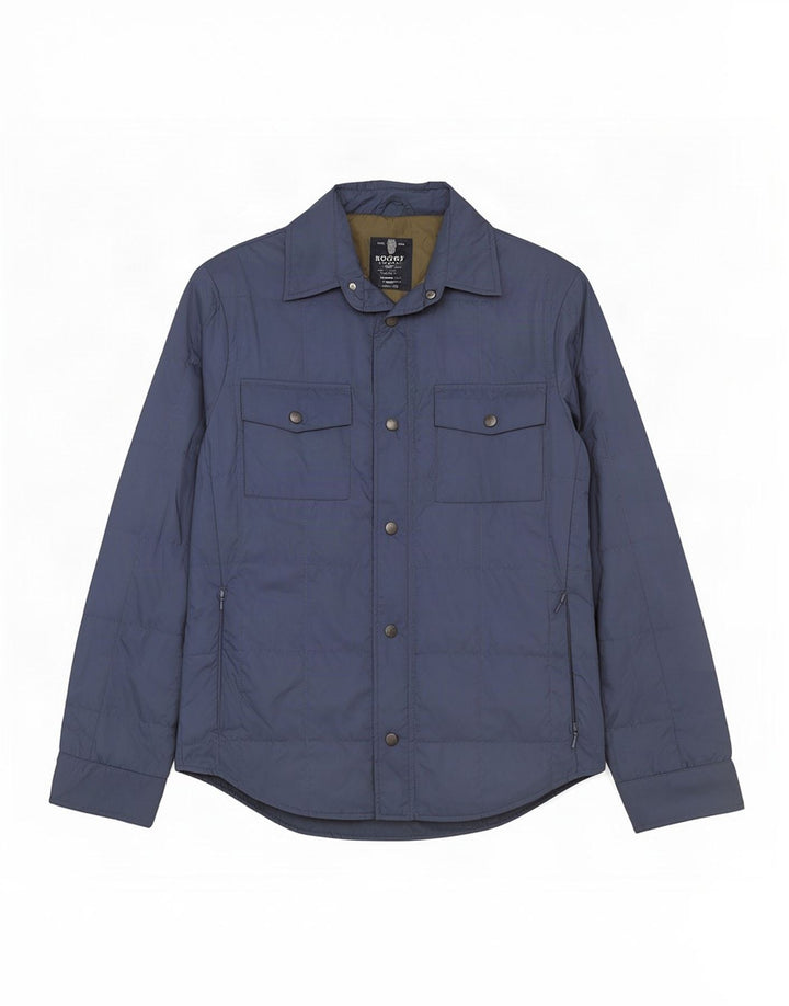 Boggi Chaqueta acolchada de corte regular para hombre ES 38 Poliéster azul medio