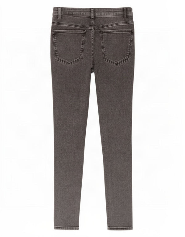Zara Vaqueros Pitillo Mujer EU 44 XL W34 L27 Gris