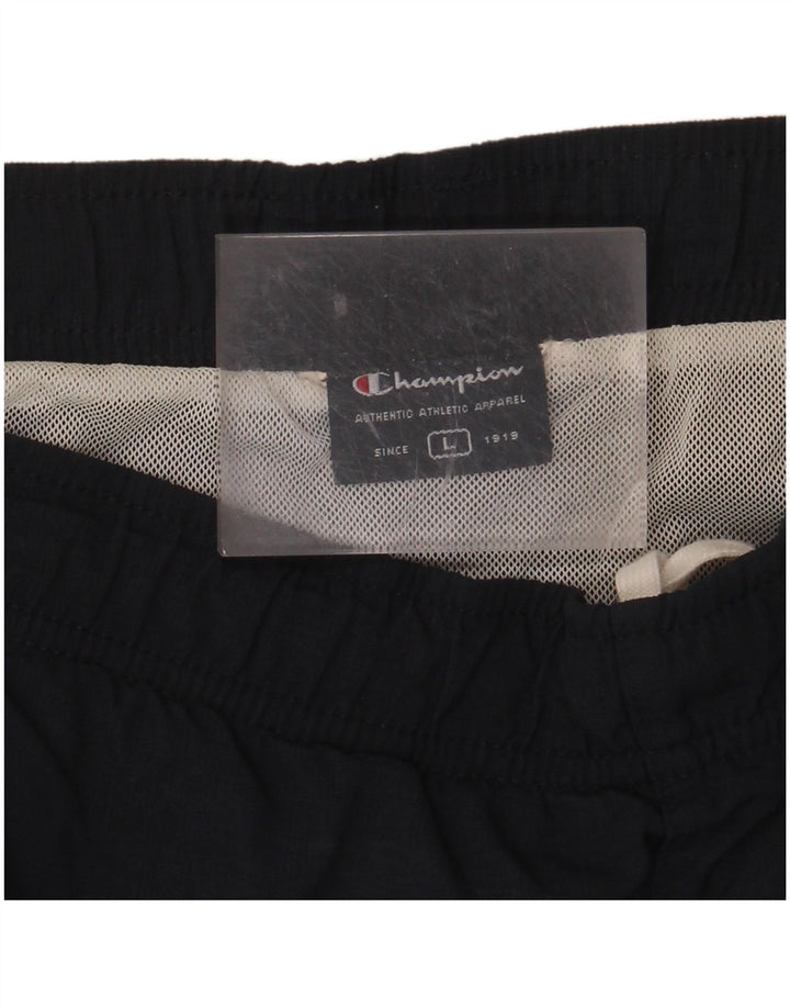 CHAMPION Pantalones cortos deportivos para hombre, talla grande, color azul marino