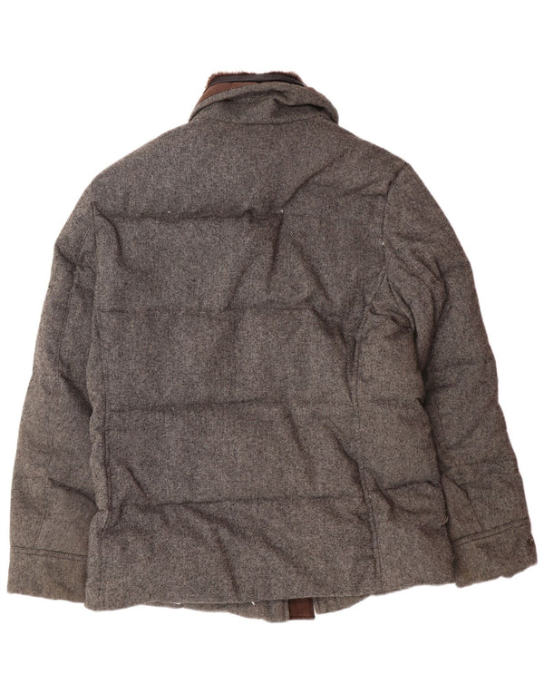 Michael Kors Chaqueta acolchada para hombre UK 40 Poliéster gris grande