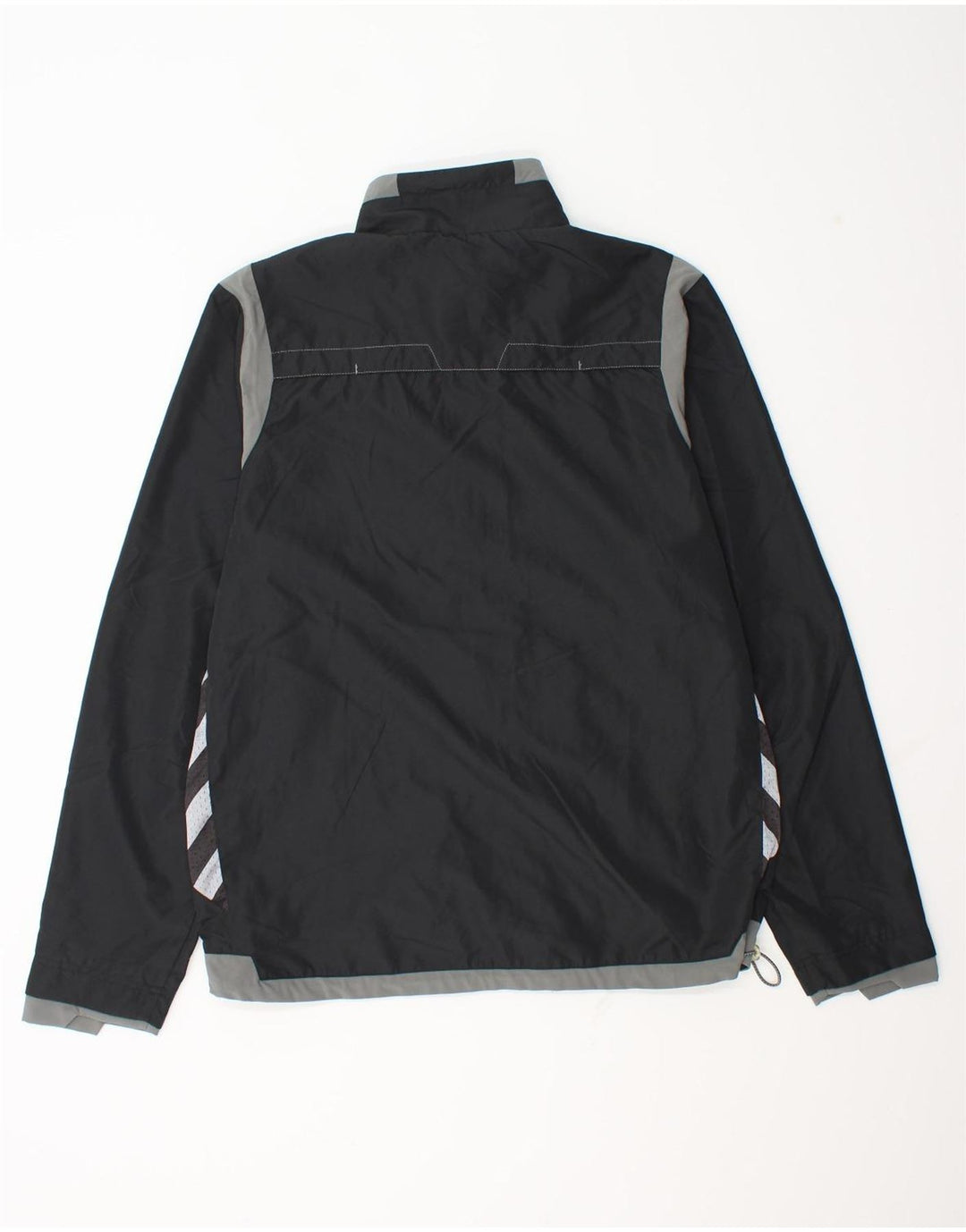 Hummel Mens Graphic Rain Jacket UK 38 Mediano Negro Colorblock Poliéster