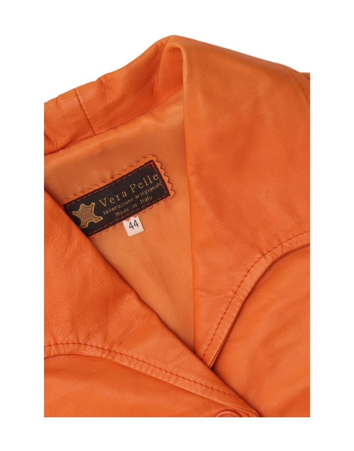 Lavorazione Artigianale Chaqueta tipo blazer de 3 botones para mujer IT 44 Naranja mediano