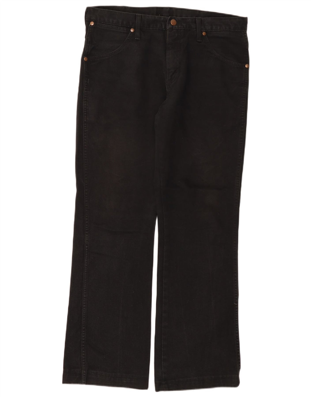 Wrangler Vaqueros Dayton Bootcut para hombre W33 L31 Algodón negro