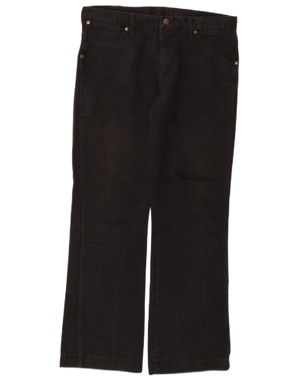 Wrangler Vaqueros Dayton Bootcut para hombre W33 L31 Algodón negro