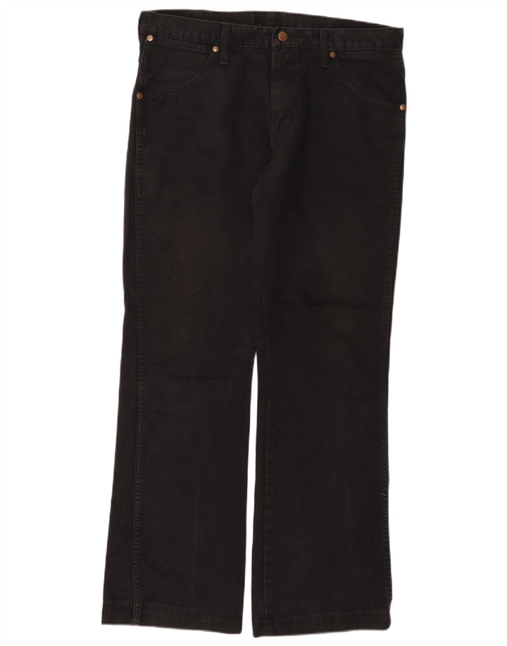 Wrangler Vaqueros Dayton Bootcut para hombre W33 L31 Algodón negro