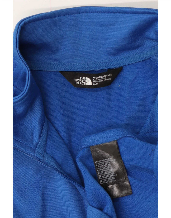 The North Face Top de chándal con cuello y cremallera para mujer UK 40 Azul medio