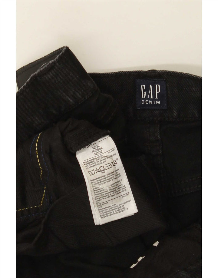 Vaqueros rectos para hombre Gap W32 L32 Algodón negro