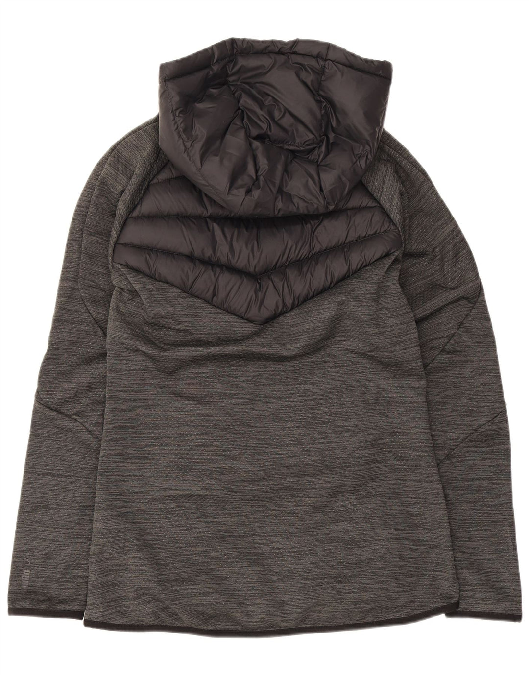 Puma Chaqueta acolchada con capucha para mujer UK 8 Small Gris Poliéster