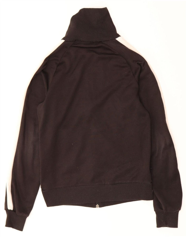 PUMA Mens Graphic Tracksuit Top Jacket Small Black Colourblock Polyester Vintage Puma and Second-Hand Puma from Messina Hembry 