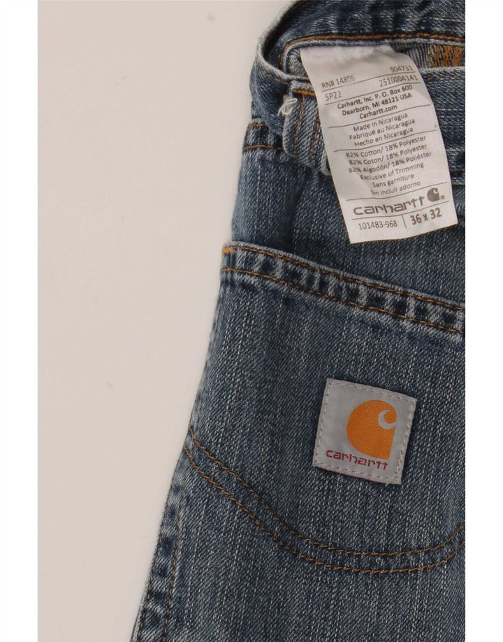 Vaqueros Carhartt Hombre Rectos W36 L32 Algodón Azul
