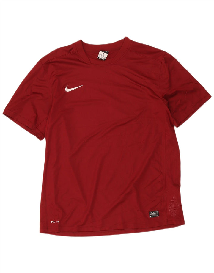 Camiseta Nike Dri Fit para hombre Top XL Poliéster burdeos