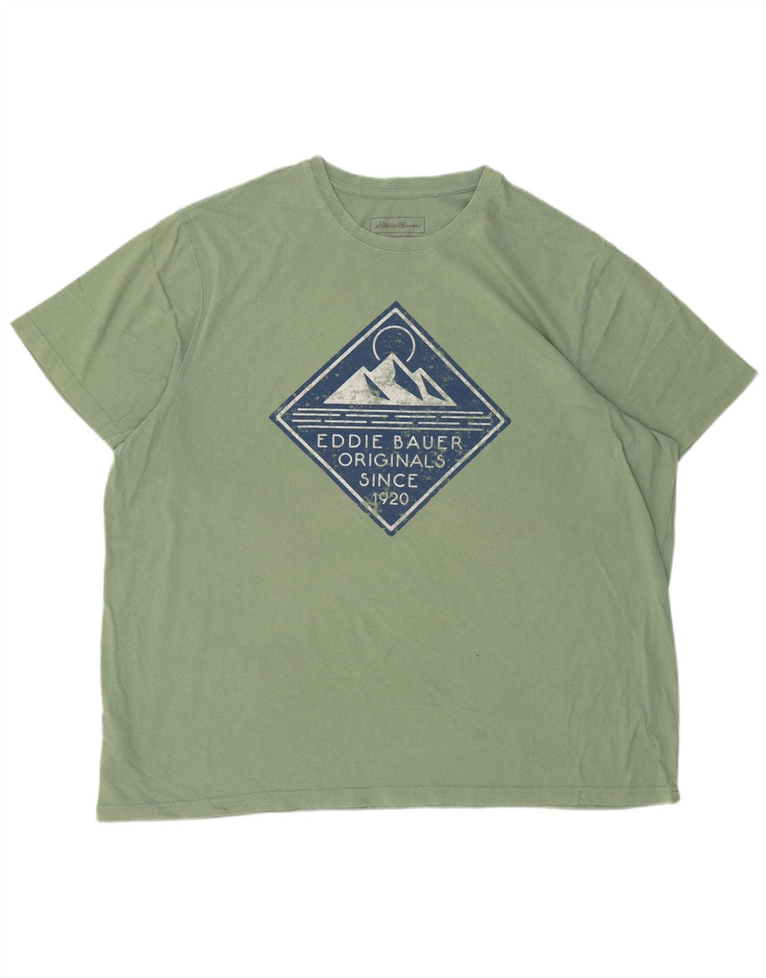 EDDIE BAUER Camiseta gráfica para hombre Top 2XL Algodón verde