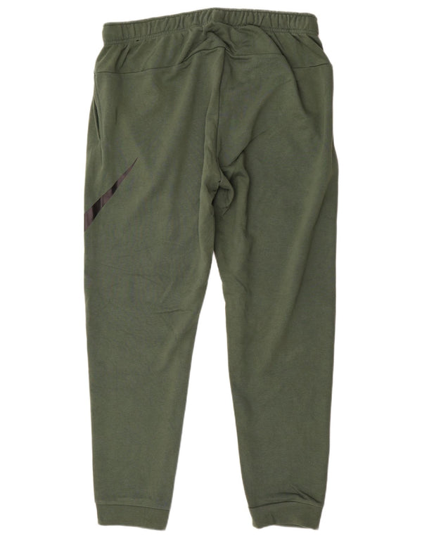 NIKE Hombre Dri Fit Standard Fit Chándal Pantalones Joggers Grande Verde