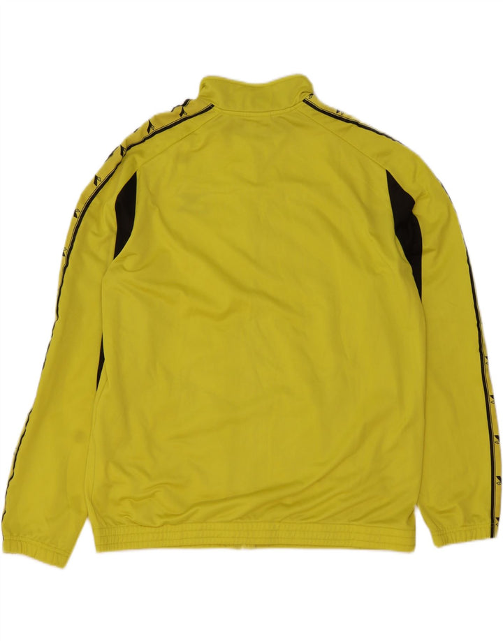 DIADORA Chaqueta superior de chándal con gráfico para hombre 3XL Poliéster color block amarillo