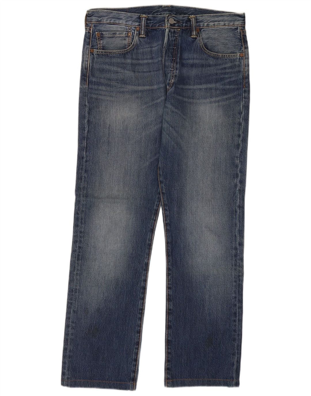 Levi's Hombre 501 Vaqueros Rectos W33 L30 Algodón Azul