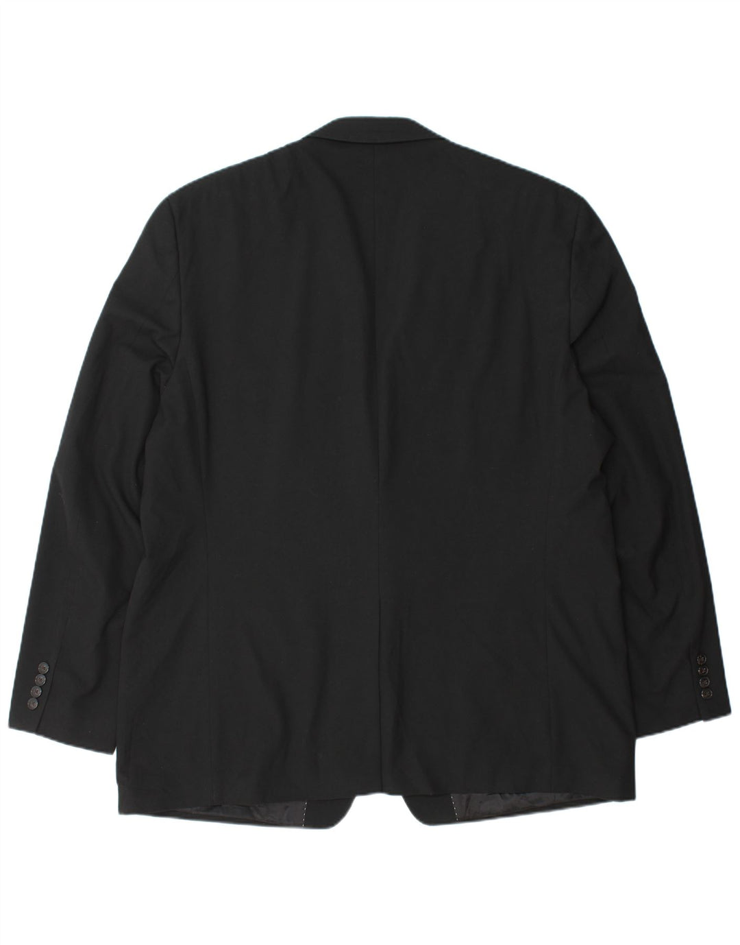 CHAPS Chaqueta tipo blazer larga con 2 botones para hombre UK 48 4XL Poliéster negro