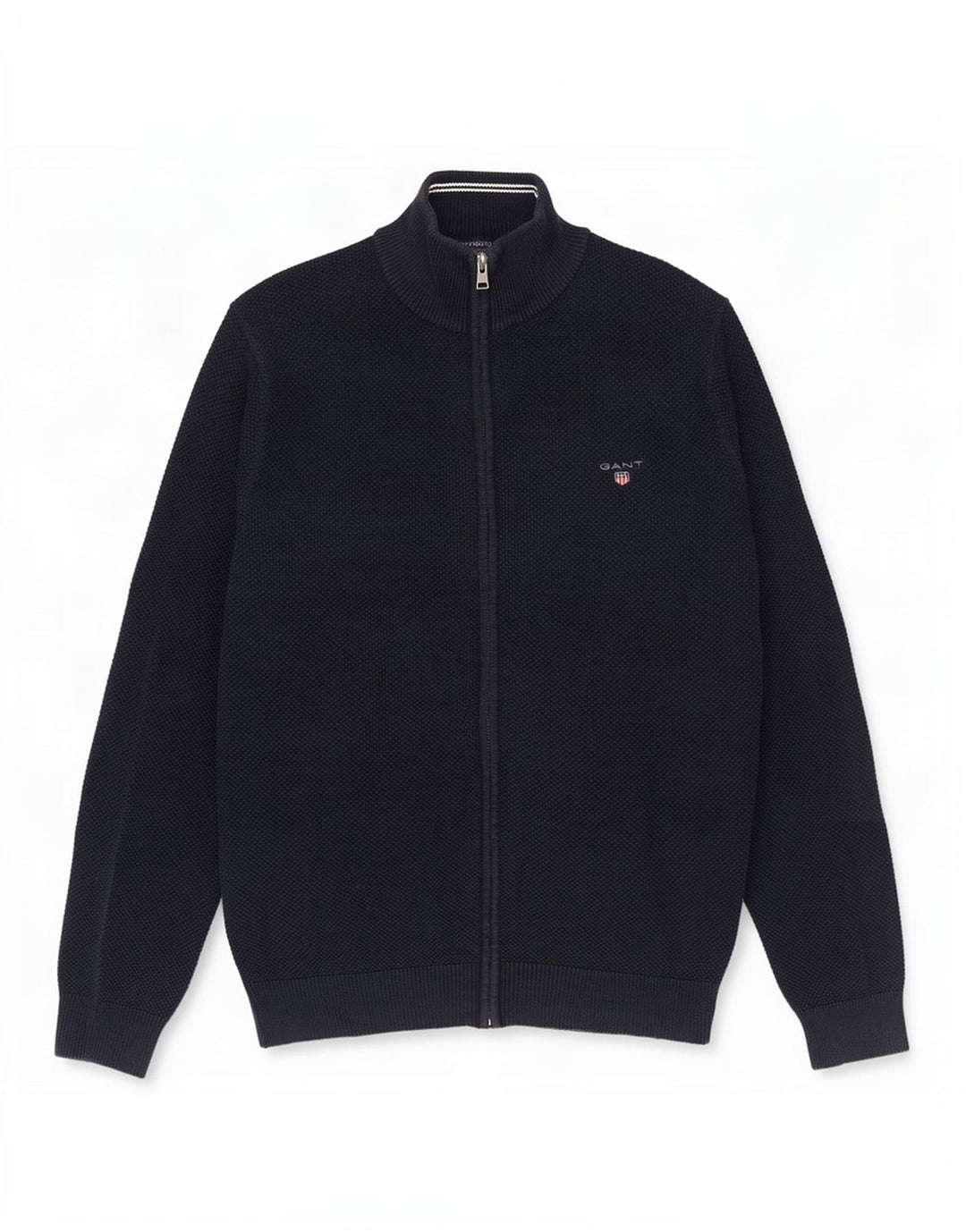 Gant - Cárdigan para hombre, talla grande, algodón azul marino