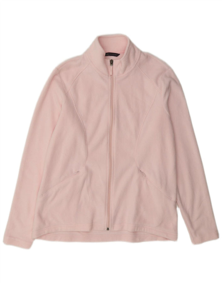 Marks & Spencer Chaqueta polar para mujer UK 44 Grande Poliéster rosa
