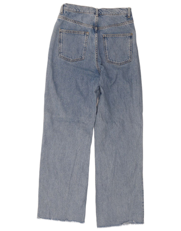 Zara Jeans Rectos Mujer EU 38 Small W28 L29 Algodón Azul