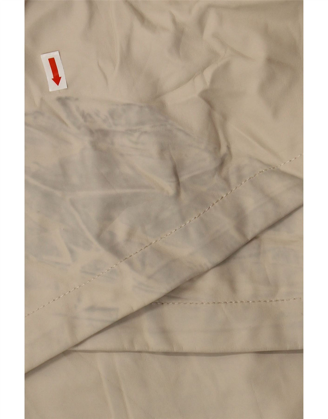 Zara Mujer Abrigo Cortavientos Con Capucha UK 46 Grande Poliéster Beige