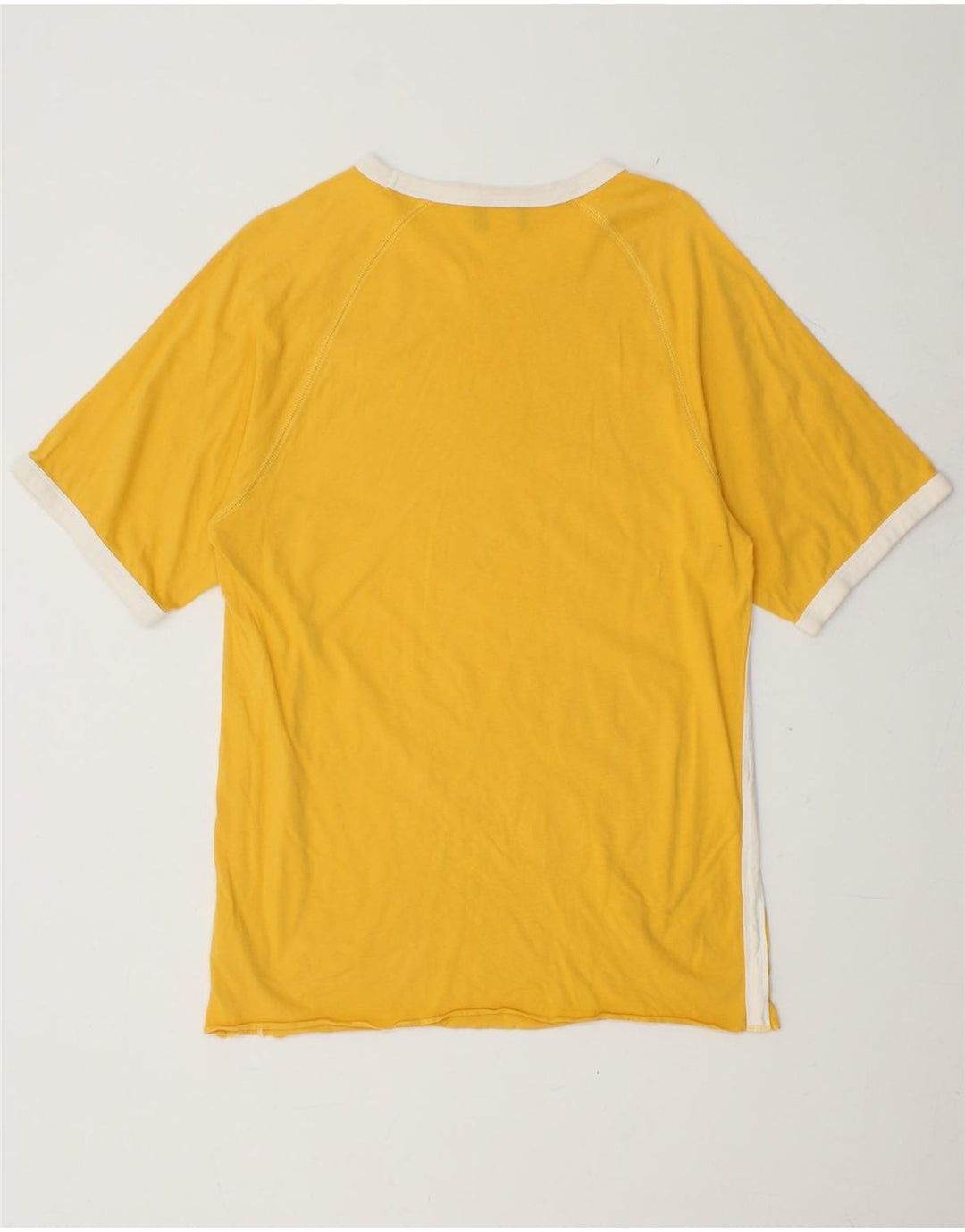 REEBOK Camiseta gráfica para hombre Top Algodón amarillo medio