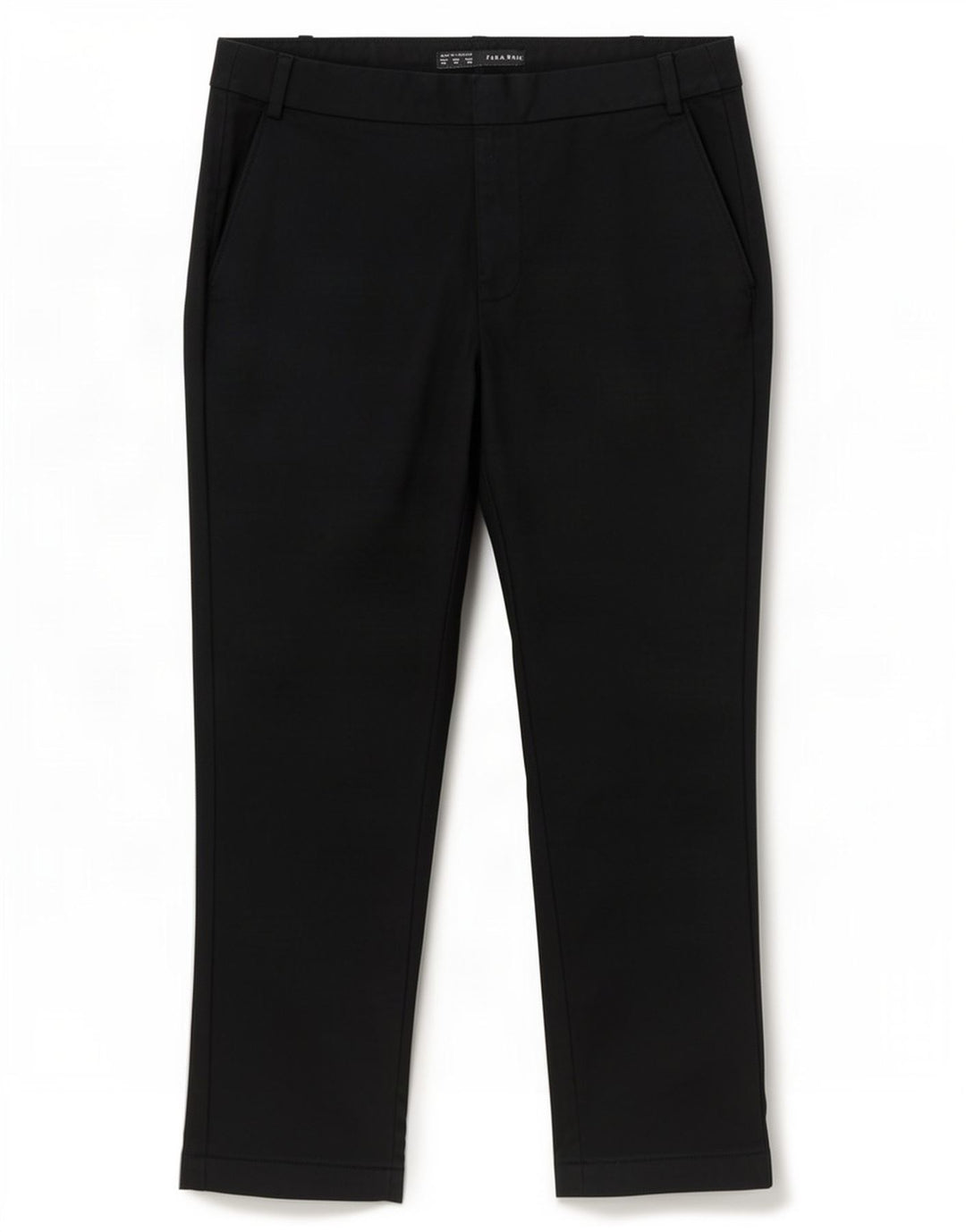 Zara Mujer Pantalones Cortos Rectos EU 40 Medium W30 L25 Negro