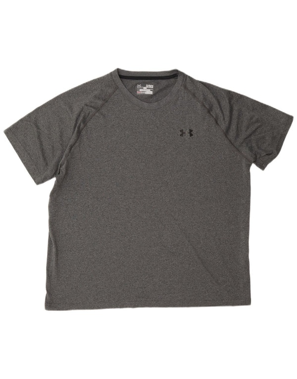Under Armour Camiseta Heat Gear para hombre Top XL gris moteado