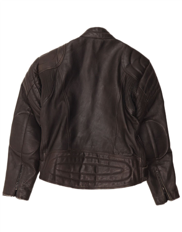 Modeka Chaqueta de cuero para hombre IT 56 2XL Negro Motocicleta