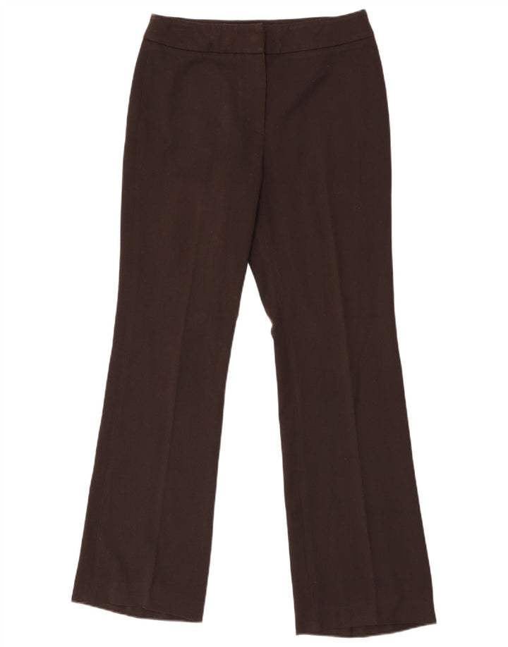 Max Mara Pantalones de traje de fin de semana para mujer UK 8 Small W27 L30 Marrón