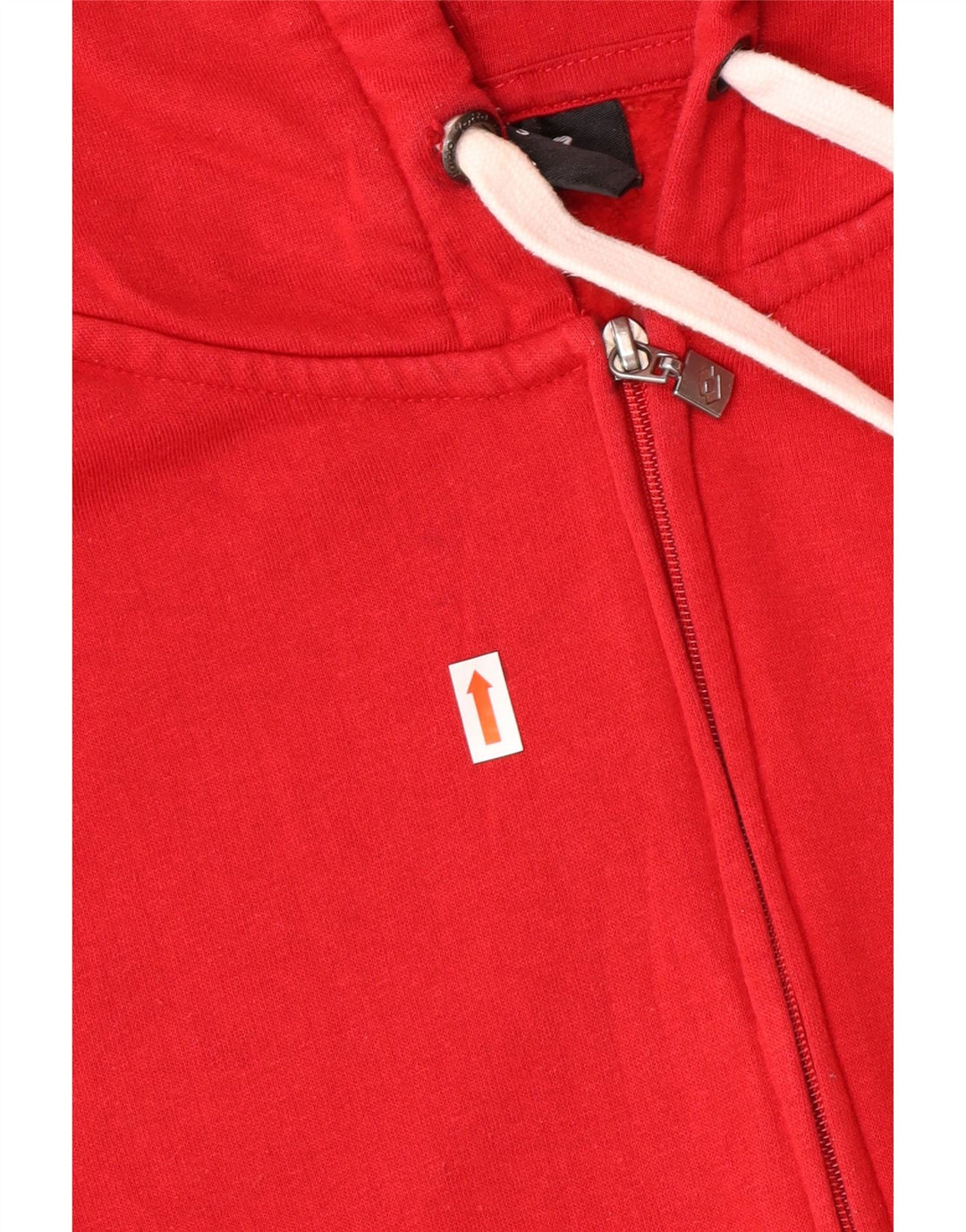 Lotto - Sudadera con capucha y cremallera para hombre, talla pequeña, algodón rojo