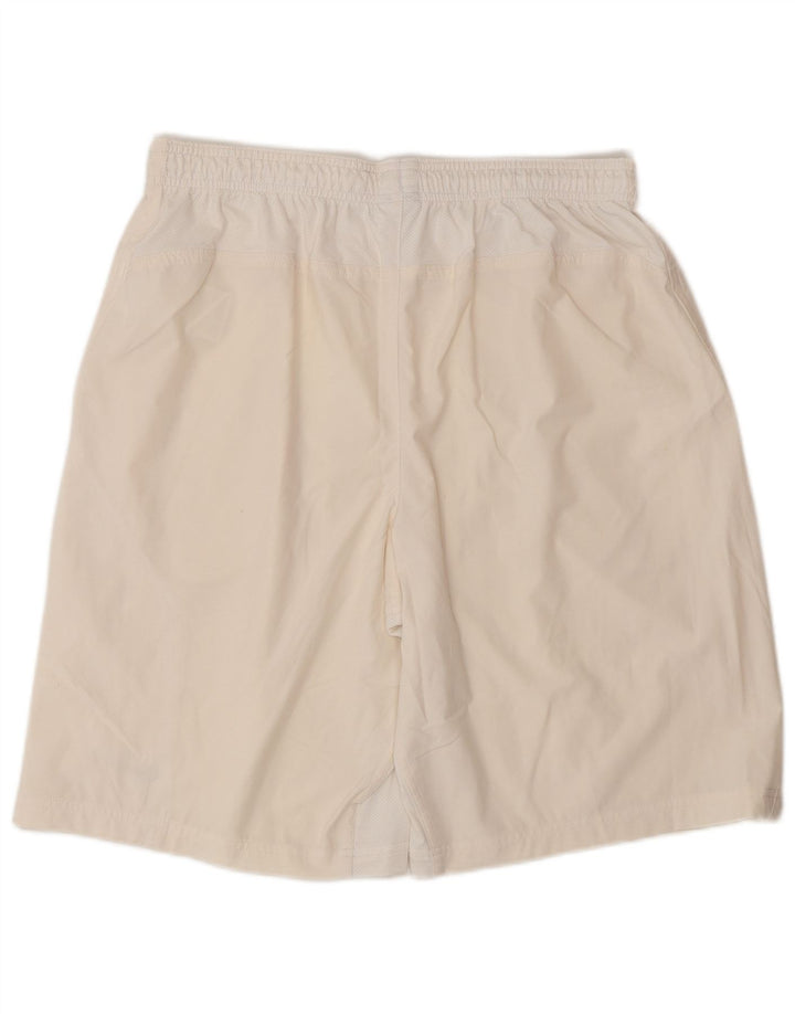 Nike - Pantalones cortos deportivos Dri Fit para hombre, tamaño grande, poliéster blanco roto