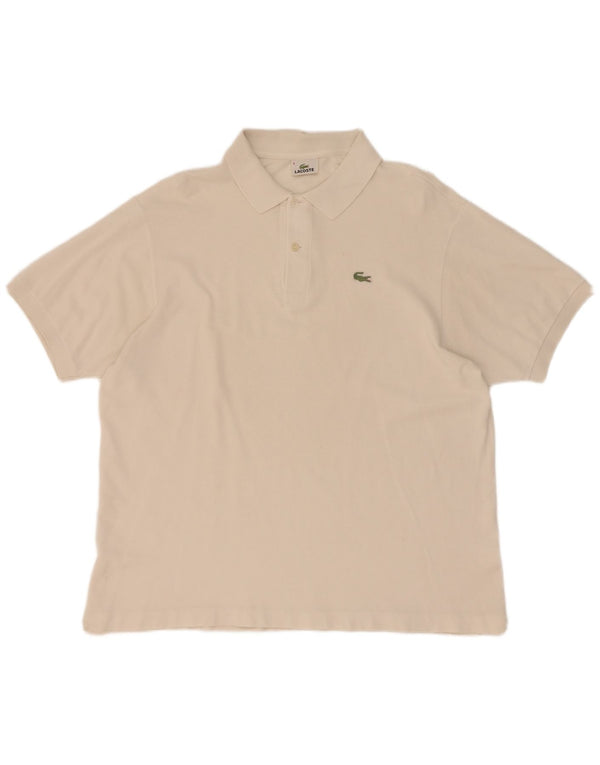 Polo Lacoste Hombre Talla 6 XL Blanco