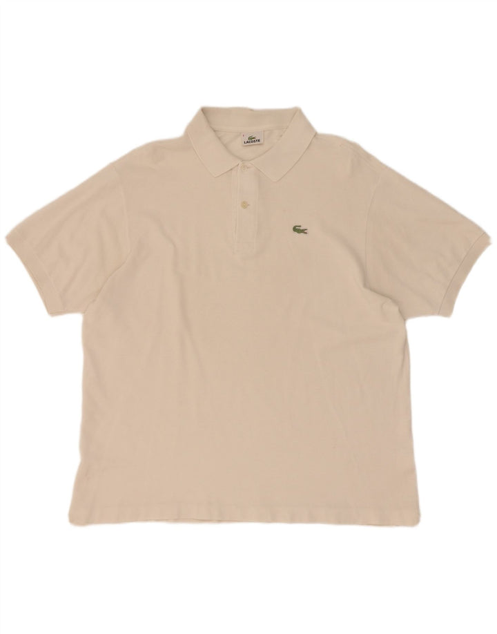 Polo Lacoste Hombre Talla 6 XL Blanco