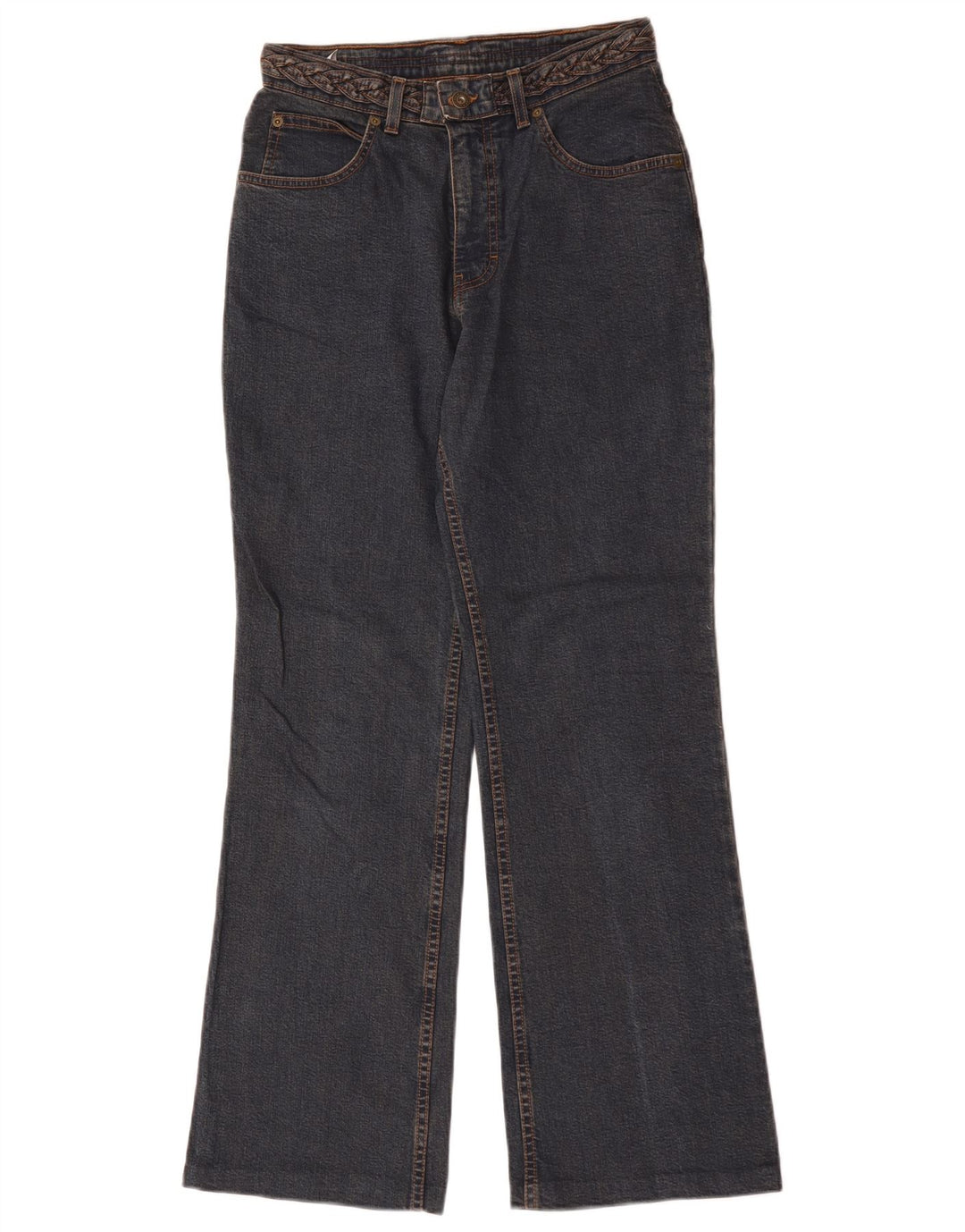 Marks & Spencer Vaqueros Bootcut para Mujer UK 10 Small W28 L30 Azul Marino