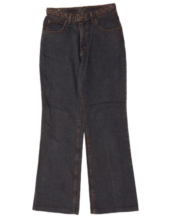 Marks & Spencer Vaqueros Bootcut para Mujer UK 10 Small W28 L30 Azul Marino
