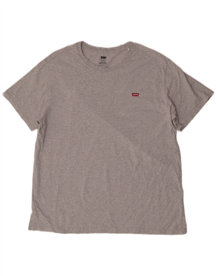 Levi's Camiseta de corte estándar para hombre XL Algodón gris