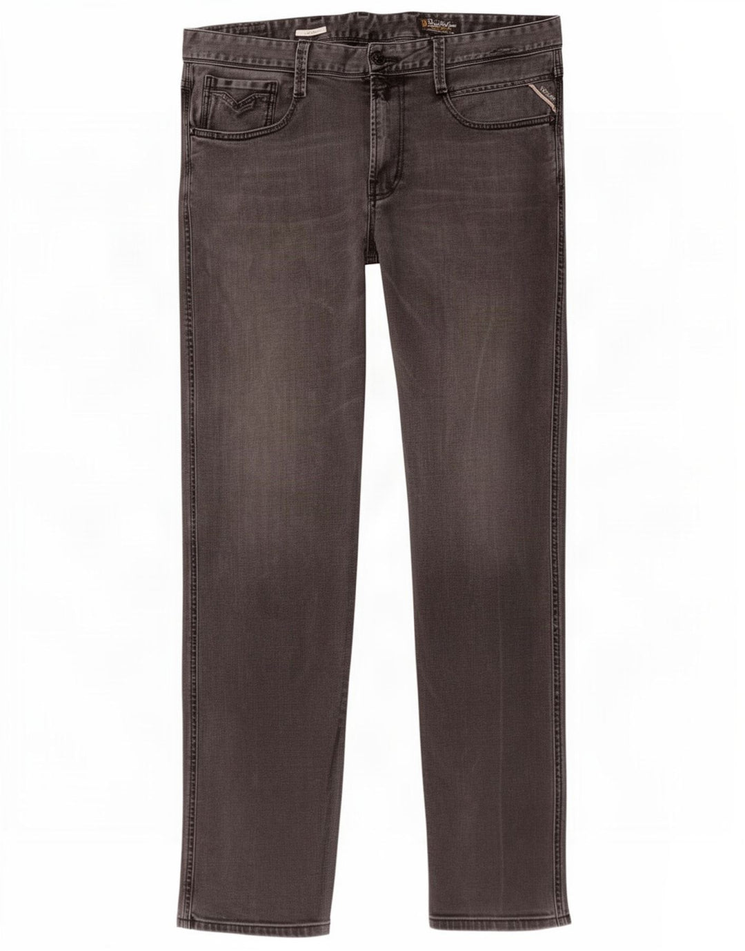 Replay Vaqueros rectos para hombre W36 L32 Gris