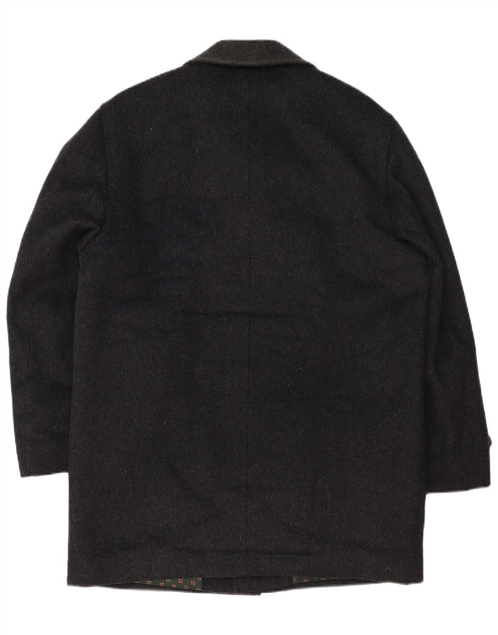 Steinbock Abrigo holgado para hombre EU 44 XS Lana negra