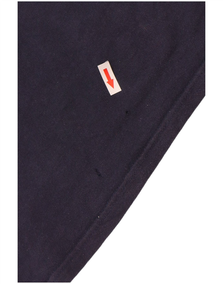 WEIRD FISH Camiseta gráfica para hombre Top 3XL Algodón azul marino