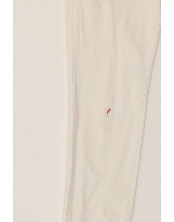 ONYX Womens Marylin Straight Jeans W29 L29 White Cotton Vintage Onyx and Second-Hand Onyx from Messina Hembry 