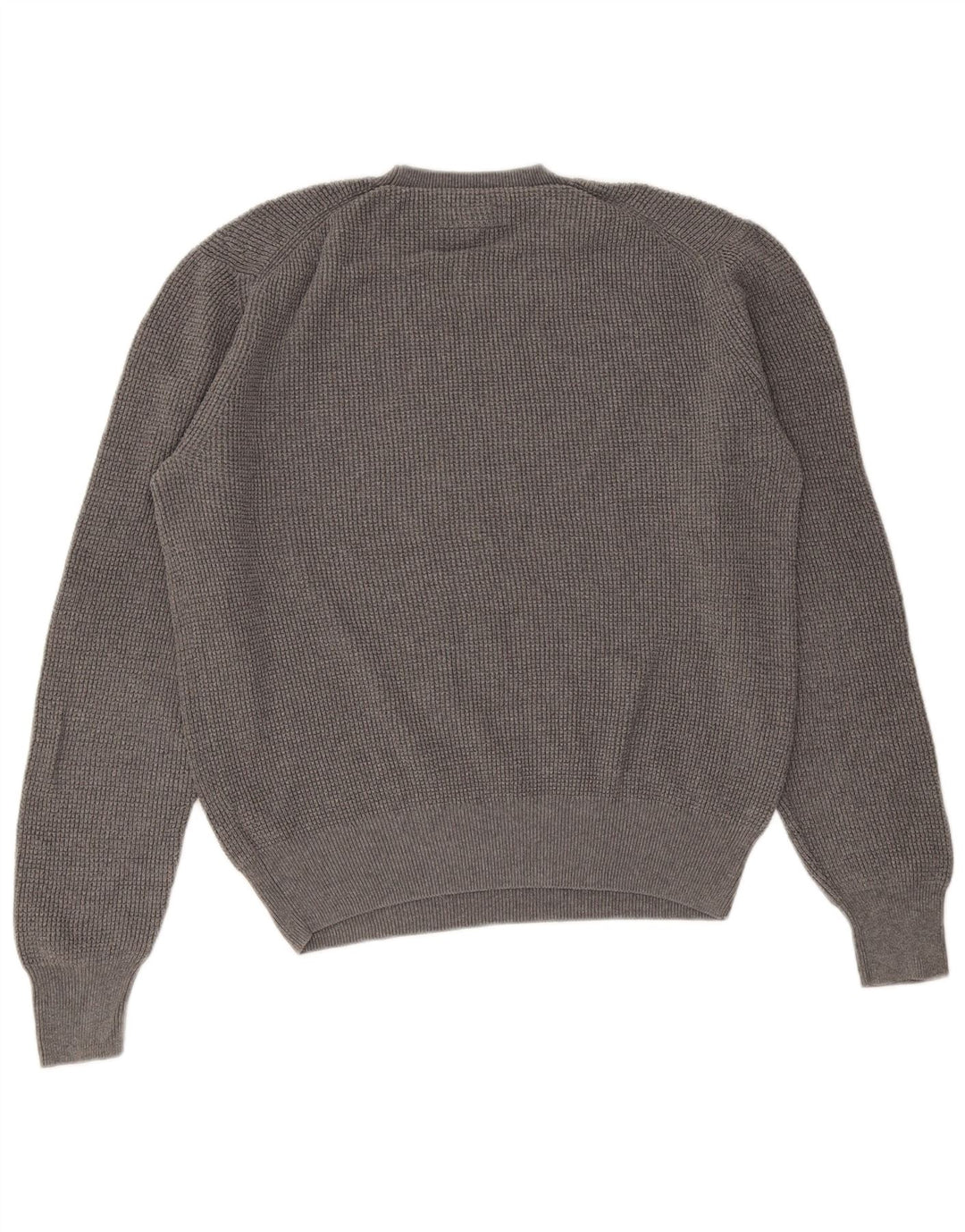 All Saints - Jersey de cuello redondo para hombre, talla grande, algodón gris
