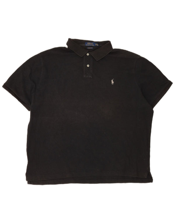 Polo Ralph Lauren Polo de ajuste delgado personalizado para hombre 2XL Negro
