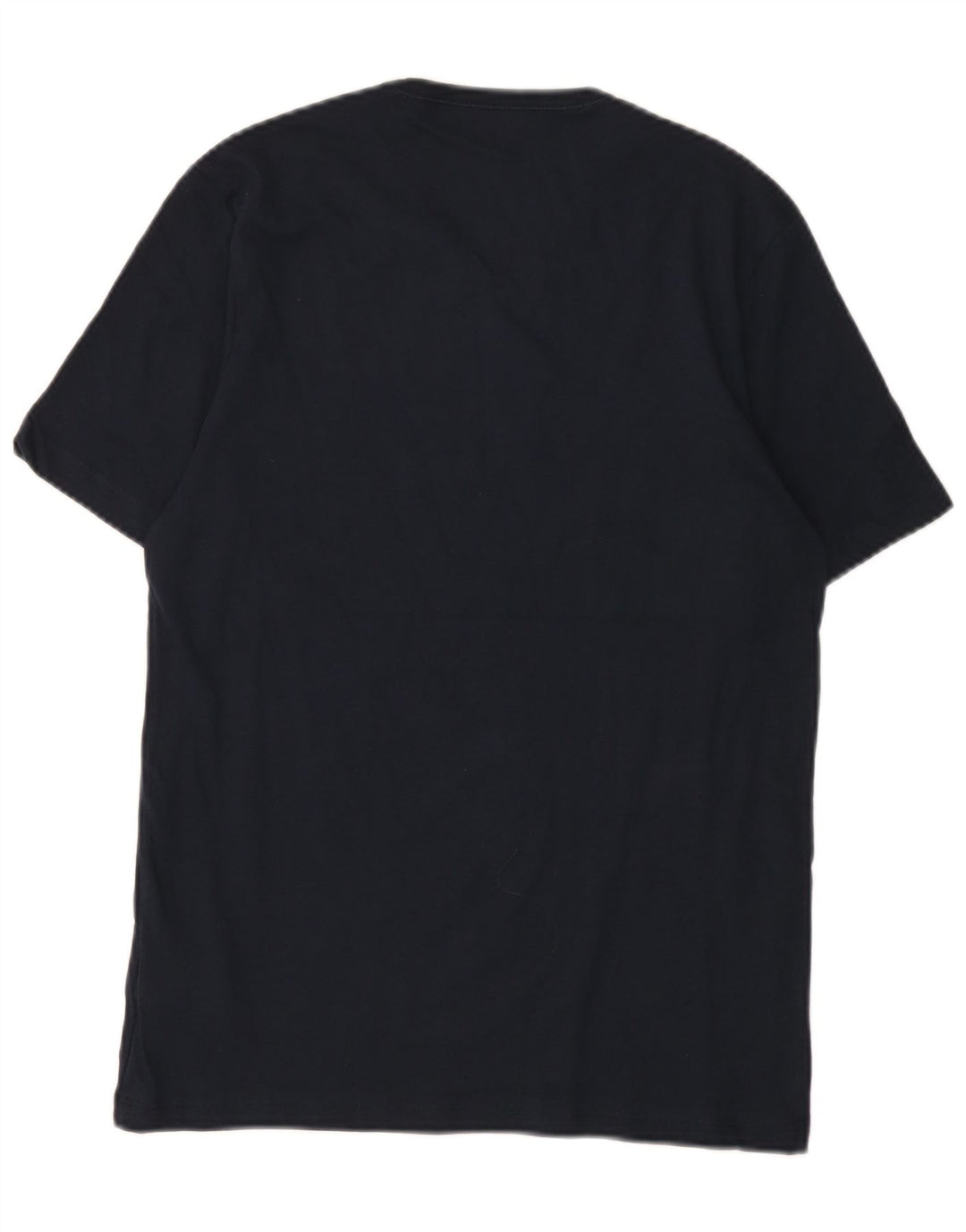 Hugo Boss Hombre Camiseta Top Medium Azul Marino Algodón