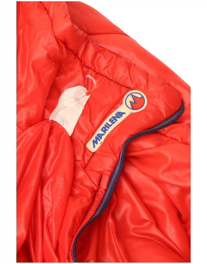 MARILENA Chaqueta acolchada para hombre IT 50 Large Azul marino Colorblock Poliamida